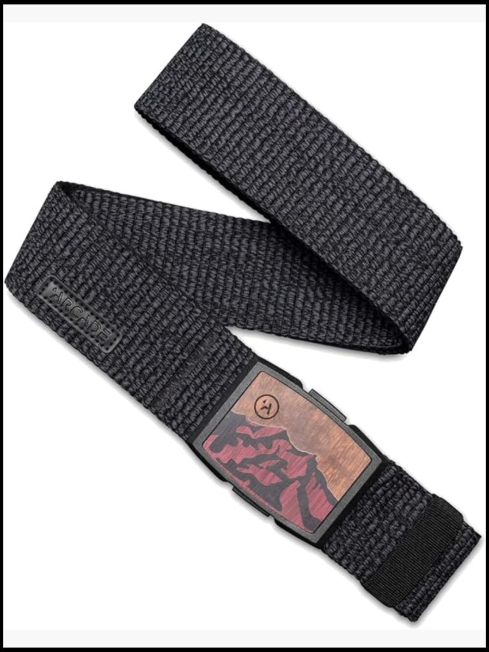 Heavy Duty Elastic Webbing Belt, Non-Metal Buckle, Recycled REPREVE Polyester